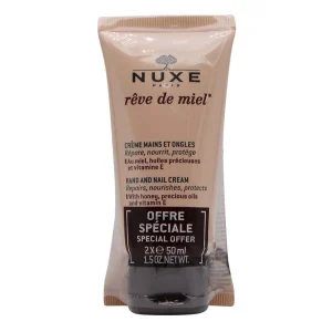 Nuxe Rêve De Miel Crema De Manos Y Uñas Pack 2 X 50 Ml Oferta Especial