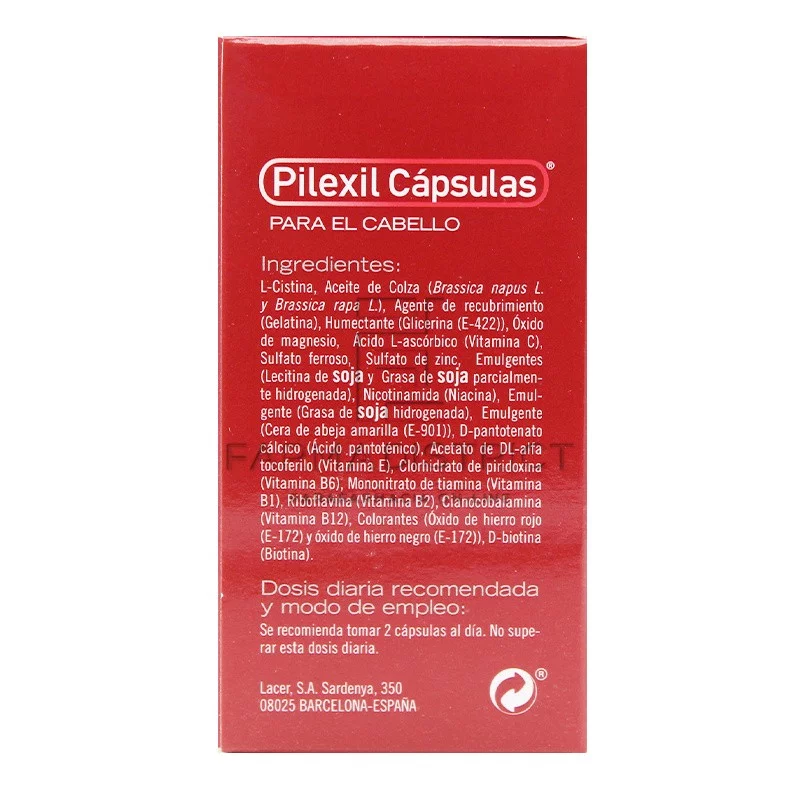 Pilexil Anticaida 100 Cápsulas - Imagen 3