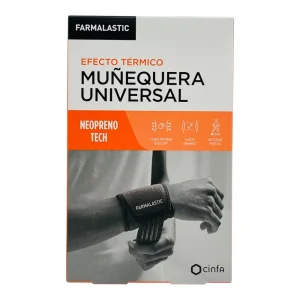 Farmalastic Neopreno Tech Muñequera Universal T- Unica Gris
