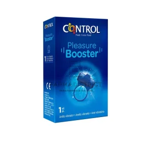 Control Pleasure Booster Anillo Vibrador 1 Unidad
