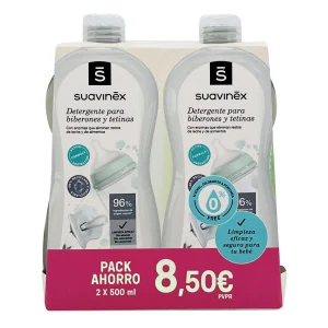 Suavinex Detergente Para Biberones Tetinas Pack 2 X 500 Ml