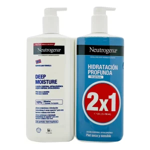 Neutrogena Locion Corporal Hidratacion Profunda Sin Perfume Pack 2X750Ml
