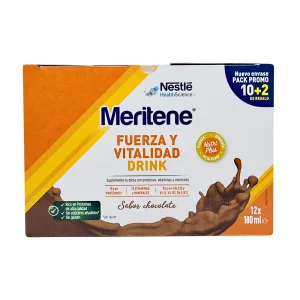Meritene Drink Chocolate Pack 12 Botellas X 180 Ml