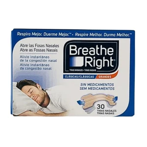 Rhinomer By Breathe Right Tiras Nasales Grandes 30 Unidades