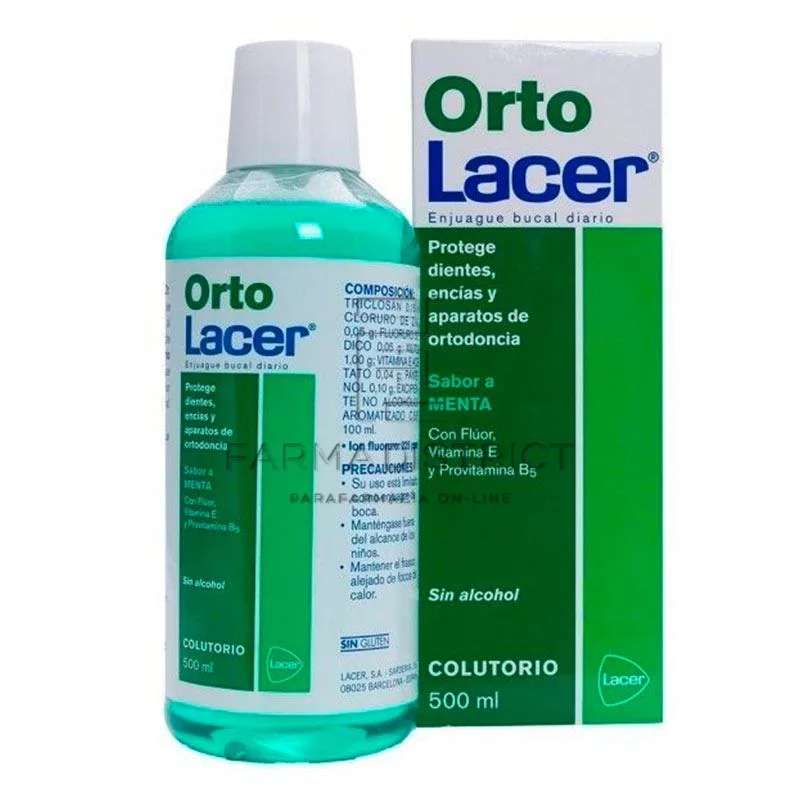 Ortolacer Colutorio Menta 500Ml - Imagen 2