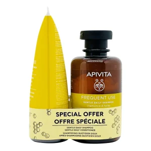 Apivita Gentle Daily Pack Con Champu 250Ml Y Acondicionador 150Ml