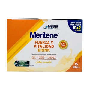 Meritene Drink Vainilla Pack 12 Botellas X 180 Ml