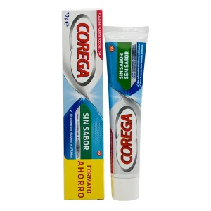 Corega Fijación 3D Extra Fuerte Sin Sabor 70G