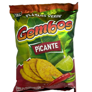 Chips de Plátano Limón y Chile Gembos 150g