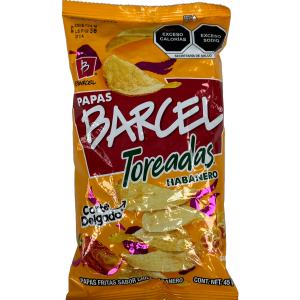 Papas Toreadas Habanero Barcel 45g