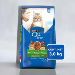 Purina Cat Chow Adulto Hogareño Sabor Carne 3 Kg