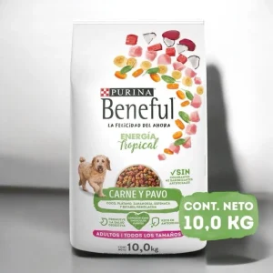 Beneful Todos los Tamaños Energía Tropical Carne y Pavo 10 Kg