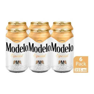 Cerveza Clara Modelo Especial 6 Latas de 355 ml c/u