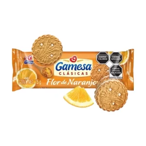 Galletas Gamesa Clásicas Flor de Naranjo Vainilla y Naranja 75 g
