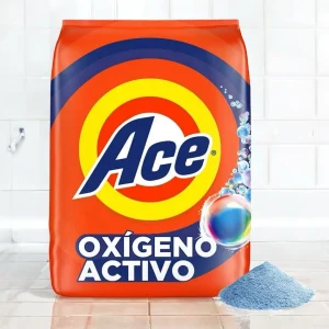 Detergente en Polvo ACE Limpieza Rápida con Oxígeno Activo – 1.7 kg