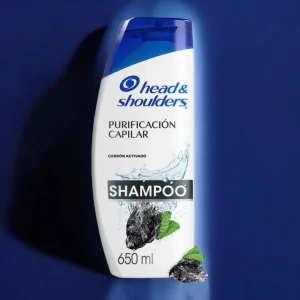 Shampoo Head & Shoulders Purificación Capilar con Carbón Activado 650 ml