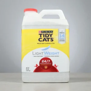 Arena para Gatos Tidy Cats – Ligera y Aglutinante – 3.9 Kg