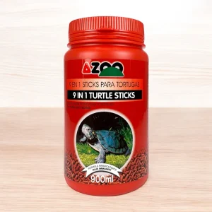 Azoo 9 en 1 Alimento Flotante Ideal para Tortugas y Reptiles 300 G
