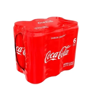 Refresco Coca-Cola Sabor Original 6 Latas de 355 ml c/u