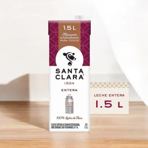 Leche Santa Clara Entera 1.5 Litros