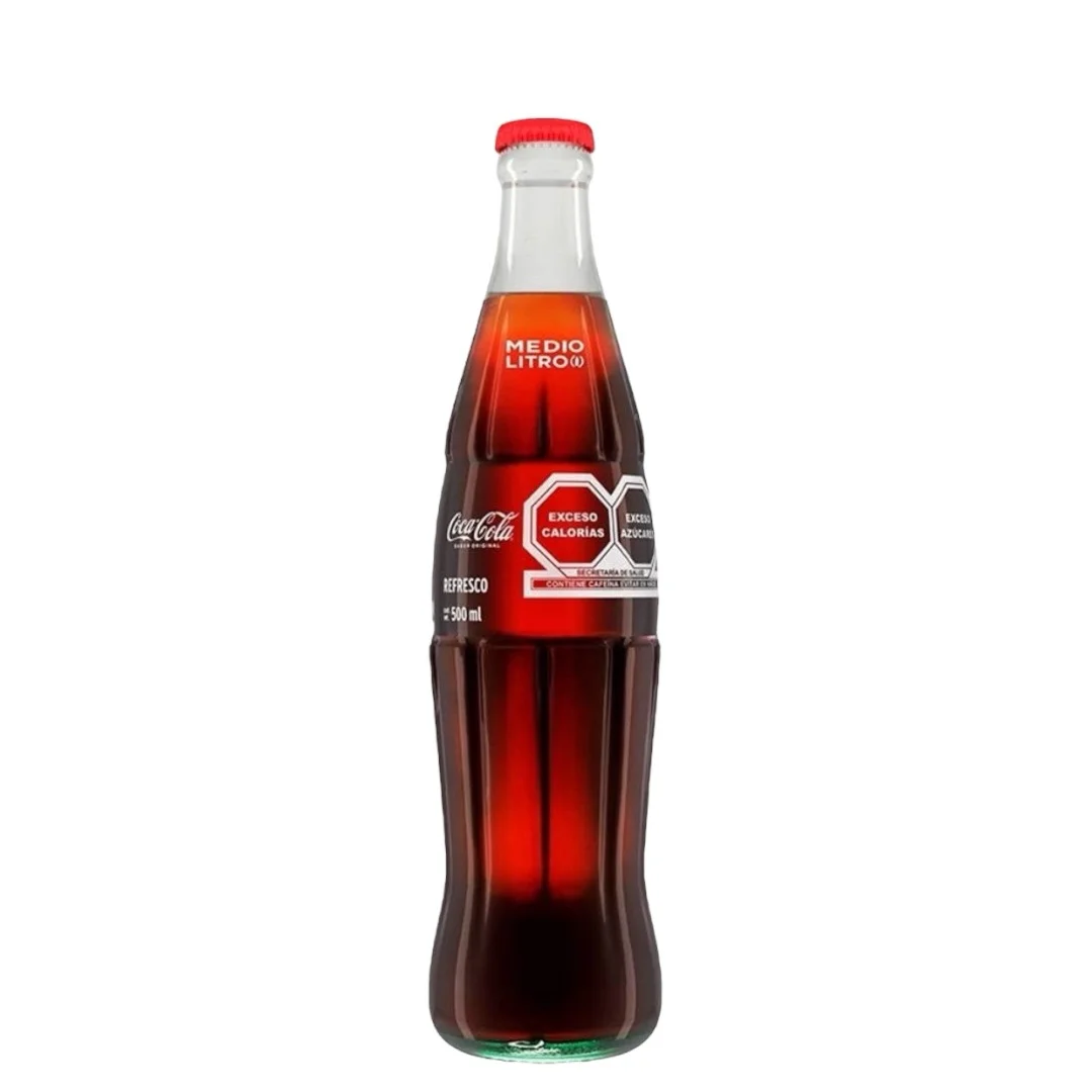 Coca Cola en Botella de Vidrio 500 ml