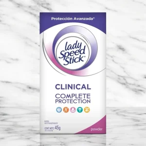 Antitranspirante Lady Speed Stick Clinical Powder – 45 G
