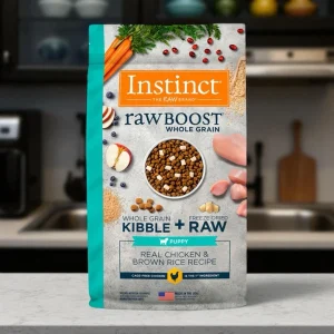 Instinct Raw Boost para Cachorro con Cereales Integrales Receta Pollo y Arroz Integral, 9.07 kg