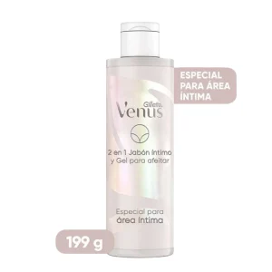 Jabón Íntimo y Gel para Afeitar Gillette Venus 2 en 1 – 190 ml