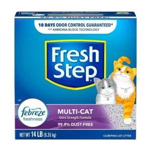 Arena para Gato Fresh Step Multi-Cat Aglutinante 6.35 k